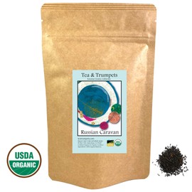 USDA Organic Russian Caravan Loose Leaf Black Tea 1 LB (16 oz)