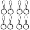 8Sets Swivel Clasp Clip, Metal Lobster Claw Clasp with O