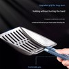 Roczental Stainless Steel Cat Litter Scoop Long Handle Durable Scooper