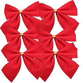 36 Pcs Christmas Tree Bows (Red-36pcs)