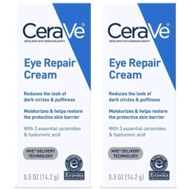 Cerave [2 PACK] CeraVe Eye Repair Cream for Dark Circles & Puffiness 0.5fl oz/14.2g