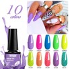 MTSSII 12PCS Gel Nail Polish + Diamond Nail Polish Set