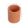 KONTONTY 8pcs Mini Ceramic Basin Earthenware Pot Small Pots for