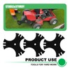 Andorm 3-Side 375-411 Star Edger Blades 9" x 1/2" Center