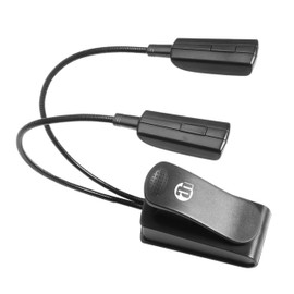 ah Stands SLED2PRO SLED 2 Pro LED Music Stand Light (4x Light Emitting Diodes, 2x Goosenecks), One Size, Black