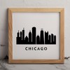 MAGJUCHE Chicago Stencil 12 Inches, Reusable Chicago City Stencil for