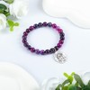LIUANAN St. Joseph Amethyst Bracelet for Women Patron Saint of