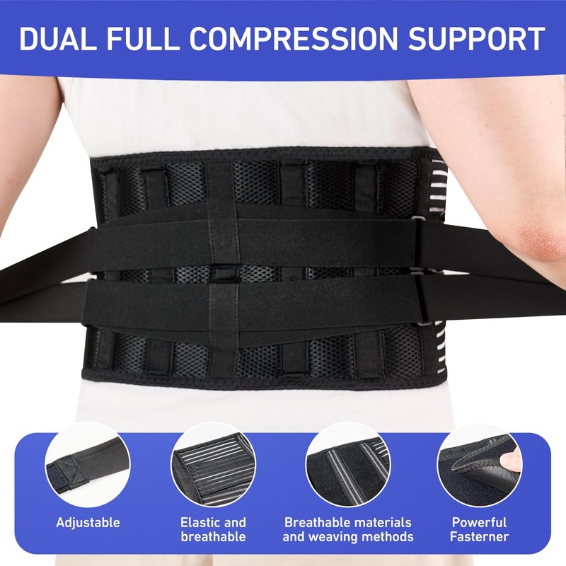 Sewokon Back Support Belt, Back Bandage, Back Bandage Men, Back