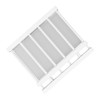 Tension Rod Shelf Adjustable Length Space Saving Nail Free Expandable