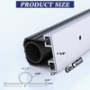 Ginchain Garage Door Seal Bottom Rubber, Garage Door Seal Bottom
