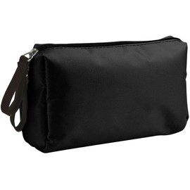 GeorgeX Bolsa de Maquillaje de Viaje para Mujer, Estuches de Viaje para Maquillaje, Bolsa de Cosméticos con Compartimentos (Aa-Negro)