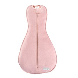 Woombie Original Nursery Swaddling Blanket - for Babies (Heathered Pink, 14-19 Pound), 3-6 Months