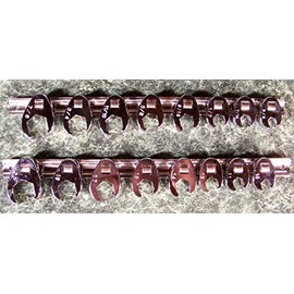18pc 3/8" Drive Flare Nut Crow Foot Socket Wrench SAE and Metric with 2 Holders