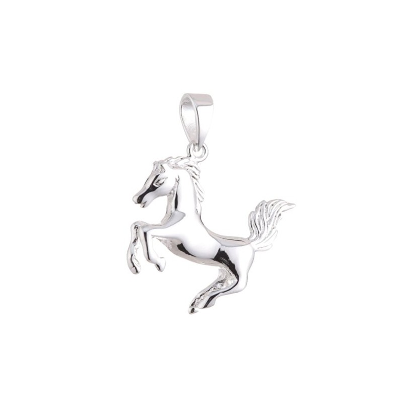 Vinani Anhänger Pferd glänzend Sterling Silber 925 APF-EZ