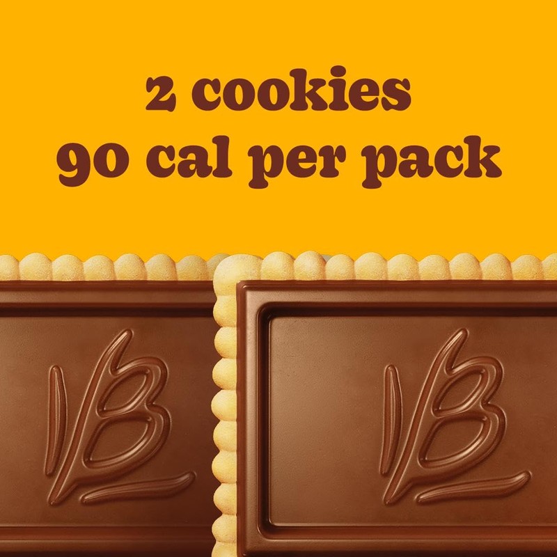 Bauducco Choco Biscuit Cookies, 25.3 oz (Pack of 40) -