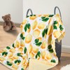 Lemon Baby Blanket for Boys Girls Soft Fleece Minky Blanket