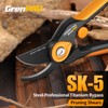 GrenPRO Bypass Pruning Shears SK-5 Steel, 35mm Heavy Duty Garden