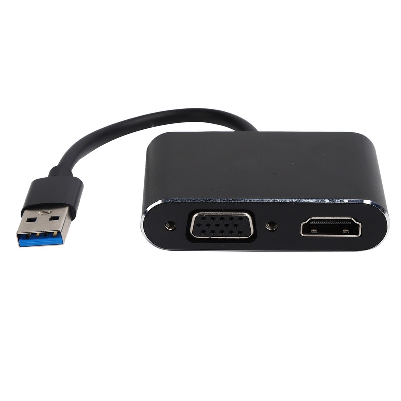 USB3.0 to High Definition Multimedia Interface VGA Adapter 2in1 HD