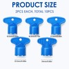 FdcLixuvol 10 Pieces Faucet Aerator Removal Tool, Aerator Wrench Key