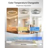 addlon Ceiling Fans with Lights and Remote, 20'' Low Profile