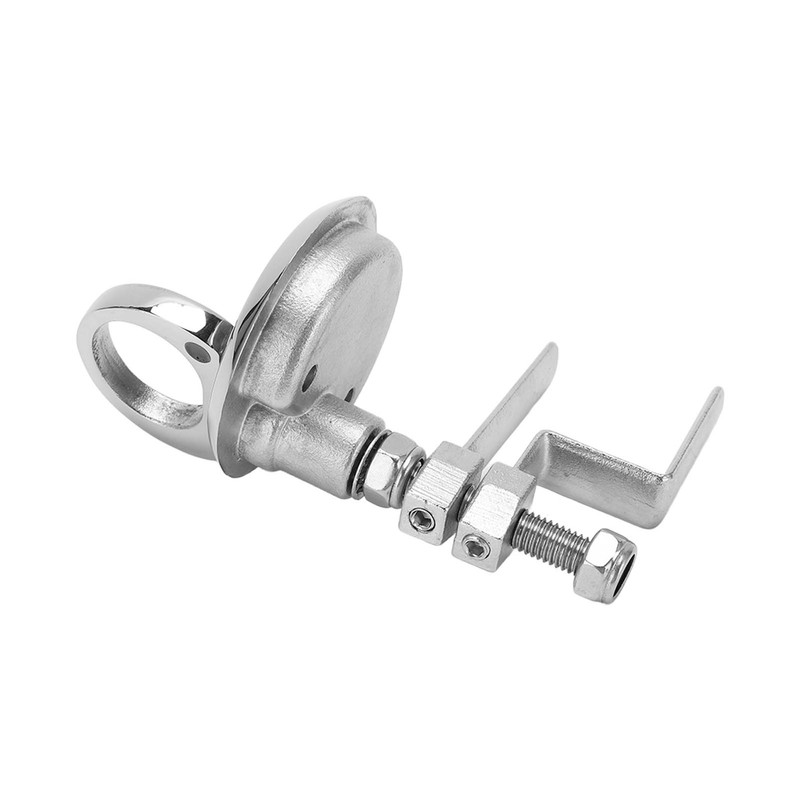 Stainless Steel Marine Deck Floor Lock Highly Polishing Yacht Boat