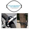 Bicycle Lock with Numbers, Small, 2 Pieces, Mini Cable Lock,