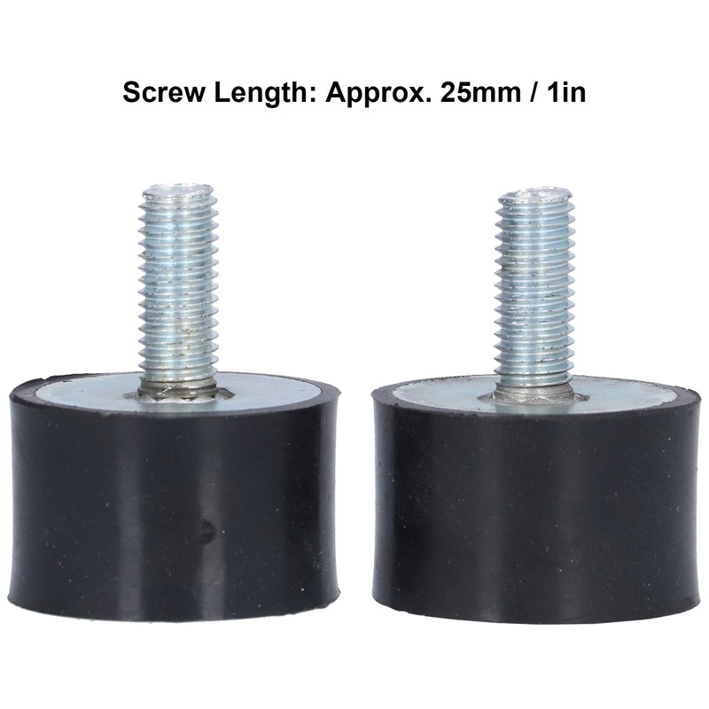 2Pcs AntiVibration Mount Rubber Isolator for Air Compressor Diesel Engine