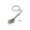 Leadigol 3pcs Mini Wrench Tool Keychain Metal Spanner Keyring Pendant,Creative