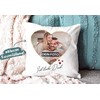 PR Print Royal Photo Cushion Including Filling with Saying "Ich