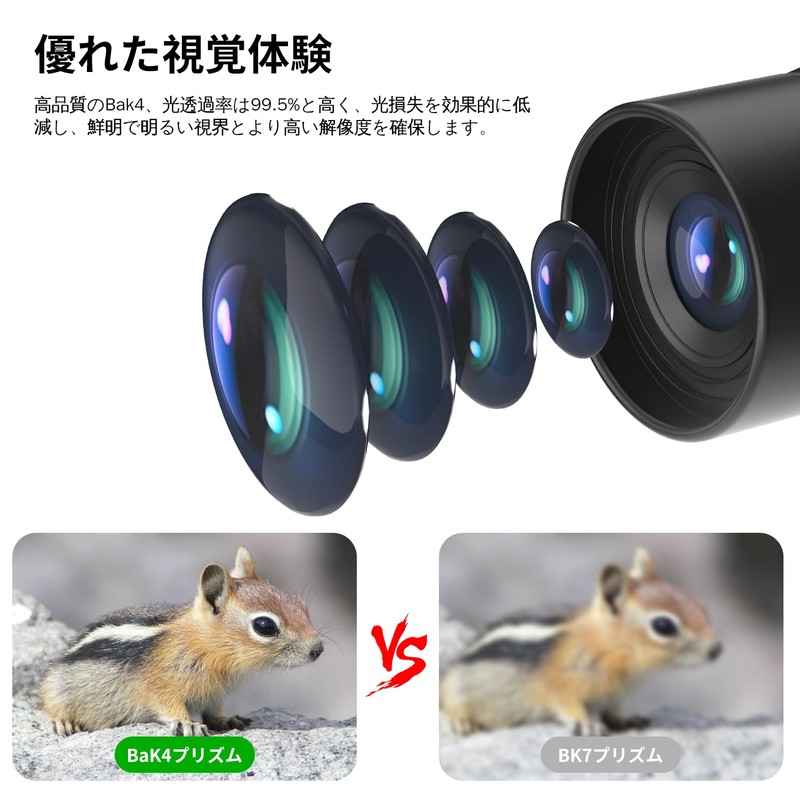 Binoculars for Live Use, 10x Opera Glass, Vibration Proof, Lightweight,