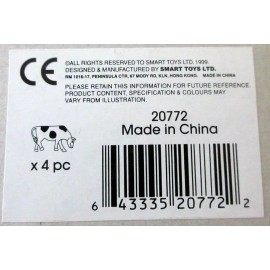 SMART TOYS 20772 HO COLLECTOR'S SERIES 4 COWS