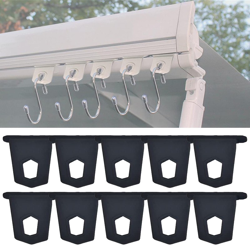 10pcs Outdoor RV Awning Hangers RV Awning Hooks S Shaped