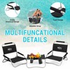 #WEJOY 2 Beach Chairs and Table Set Lightweight & Folding