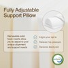 Coop Home Goods Four Position Adjustable Support Pillow, 21 x