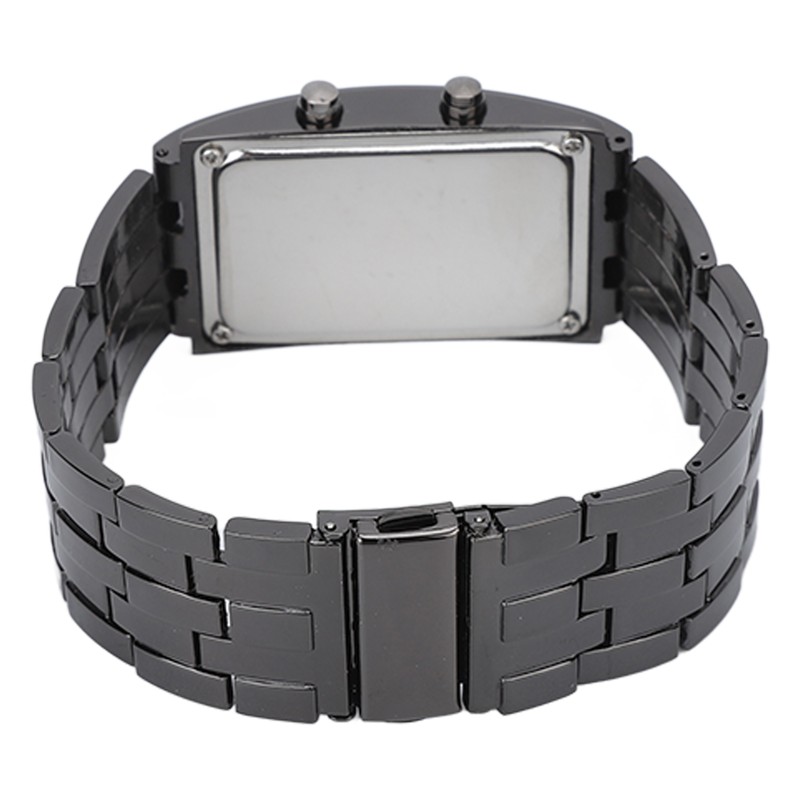 Men's Watch Fashion Exquisite Waterproof Alloy Men's LED Watch with