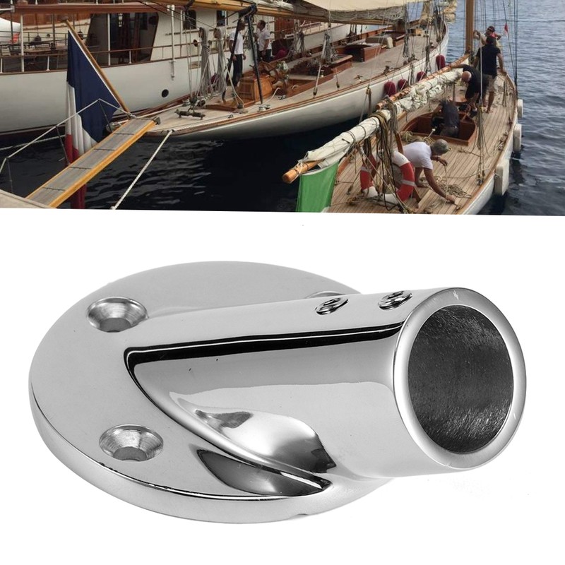30 Degree Round Tube Base Hand Rail Railing Fitting 316