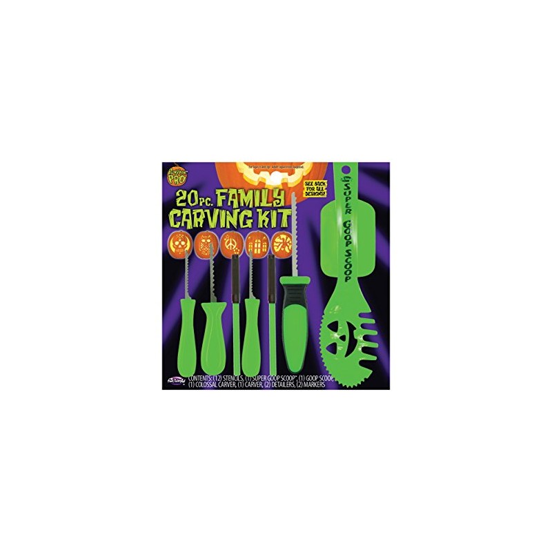 Pumpkin Pro, 20pc. Family Carving Kit - 1 Ct by