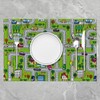 12"x18" Kids Playing Car Table Mats Placemat Road and Traffic