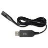 vhbw Ladekabel kompatibel mit Braun Silk&Soft 5360, 5560 Rasierer -