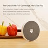 Kitchen Paper Towel Holder Countertop, Black Stainless Steel Rod, White