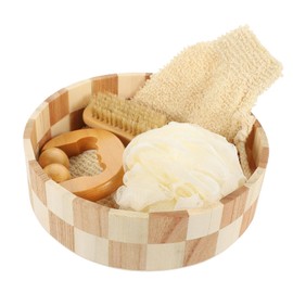 Angoily 1set Body Scrubber Set for Deep Skin Cleansing Exfoliating Tool Kit for Bathing Lightweight Design for Hard Reach Areas for Home and Dorm Use