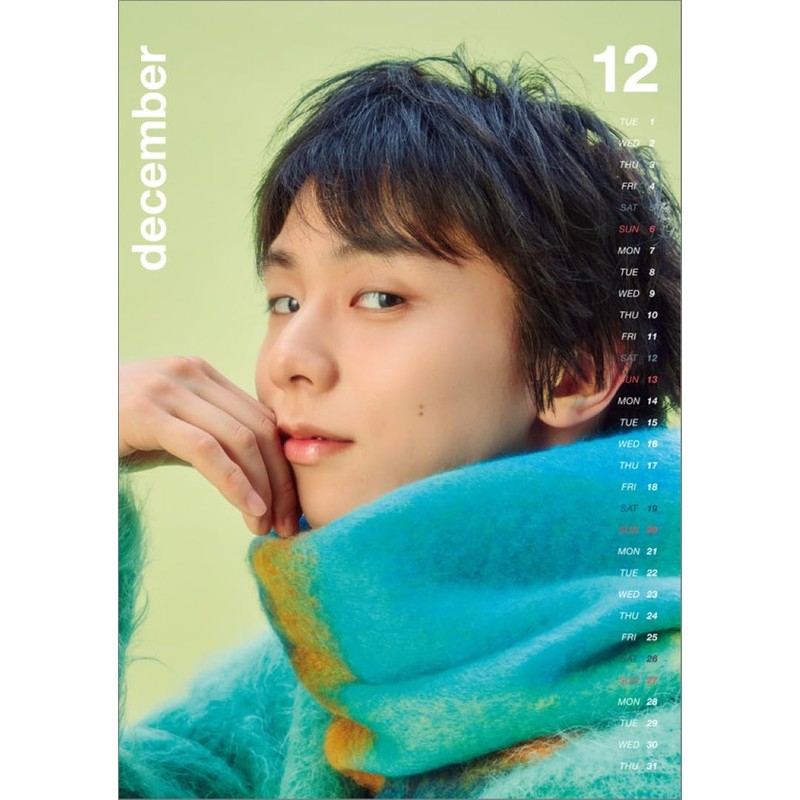 Hagoromo CL26-0558A Tabletop Calendar, Yuzuru Hanyu, 2026