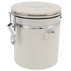 Airtight Coffee Canister 304 Stainless Steel Valve with Scoop for