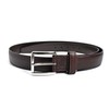 Lacoste LB84560 Men's Cow Leather Business Belt, dark brown