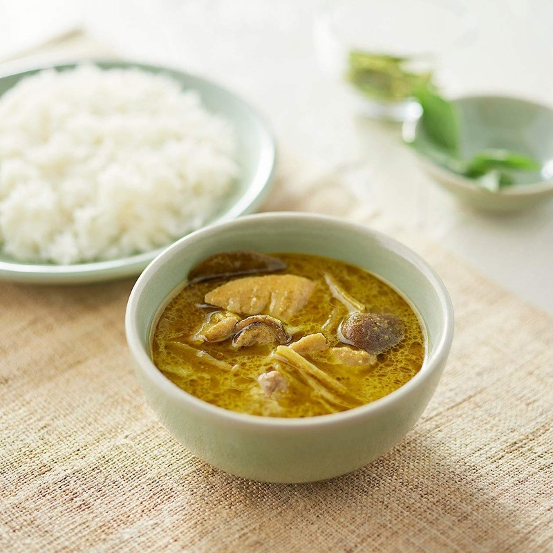 MUJI 82909210 Curry with Ingredients, Green, 6.3 oz (180 g)