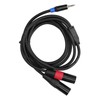 Cable Estéreo de 3,5 Mm a XLR Doble, Miniconector de