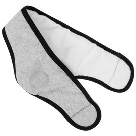 Angoily Ear Warmer Headband, 2 in 1 Eye Mask and Soundproof Sleep Earmuff Noise Reduction Sleeping Ear Wraps Ear Protection Cover for Men Women Grey