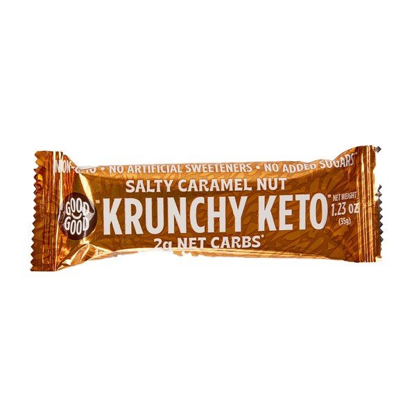 Good Good Krunchy Keto Bar Salty Caramel Nut 35g