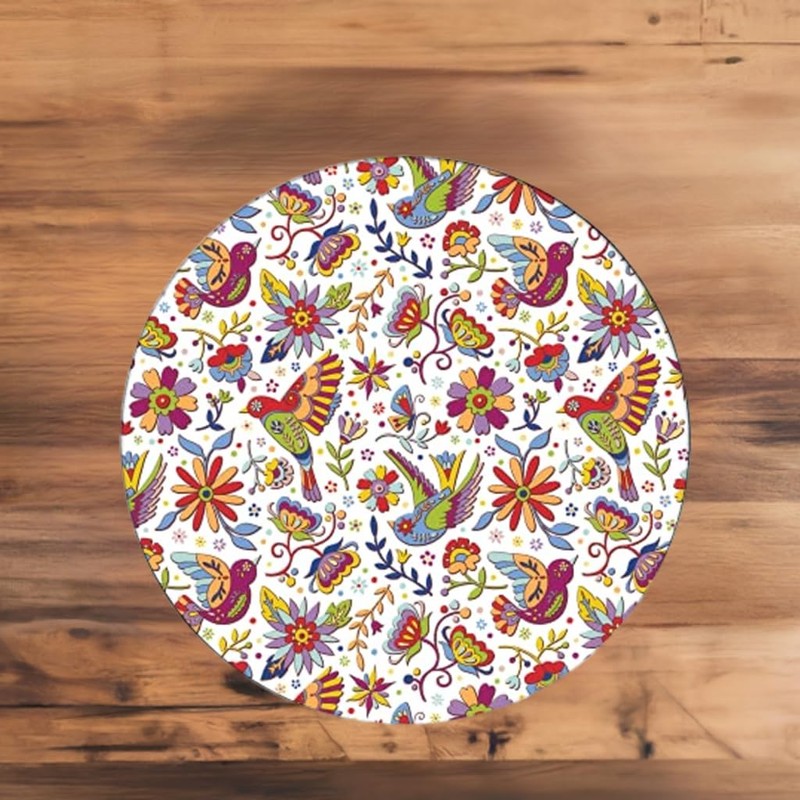 Mexican Handmade Wooden Cheese Board with Resin Finish – Ideal