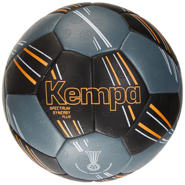 Kempa Unisex's Spectrum Synergy Plus Handball, Black/Anthra, 3